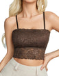 Avidlove Bralettes for Women Lace Spaghetti Strap Tank Top Tube Slim Basic Camisole - 7DAY'S