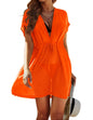 Avidlove Swimsuit Cover Ups for Women Beach Chiffon Swimwear Coverup Sheer Sexy V - Neck Beachwear - 7DAY'S
