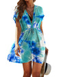 Avidlove Swimsuit Cover Ups for Women Beach Chiffon Swimwear Coverup Sheer Sexy V - Neck Beachwear - 7DAY'S