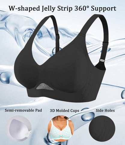 Avidlove Wireless Bras for Women Bras No Underwire Seamless Push Up Bralette Full Coverage Comfort Bra Everyday Bra - 7DAY'S