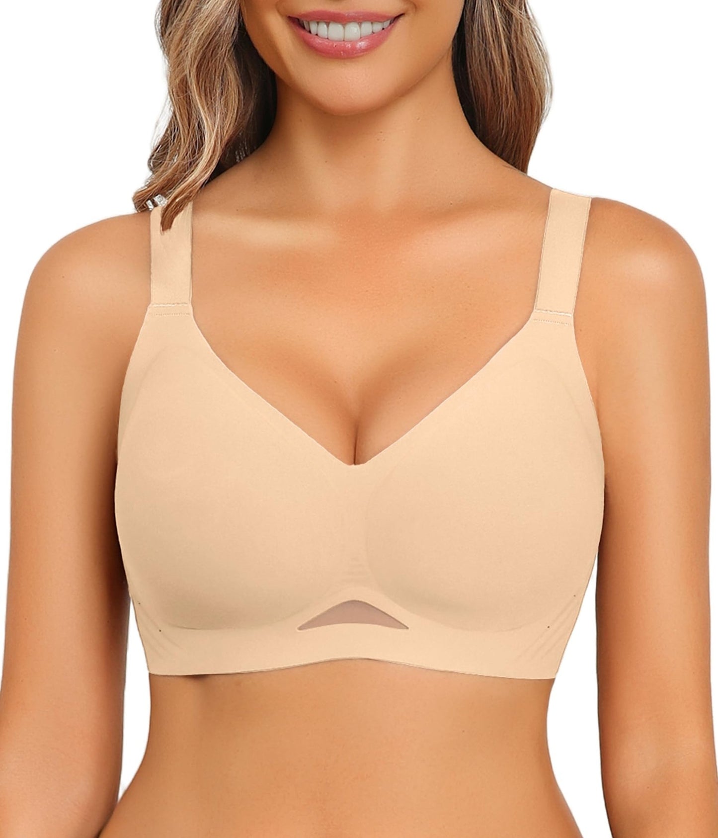 Avidlove Wireless Bras for Women Bras No Underwire Seamless Push Up Bralette Full Coverage Comfort Bra Everyday Bra - 7DAY'S