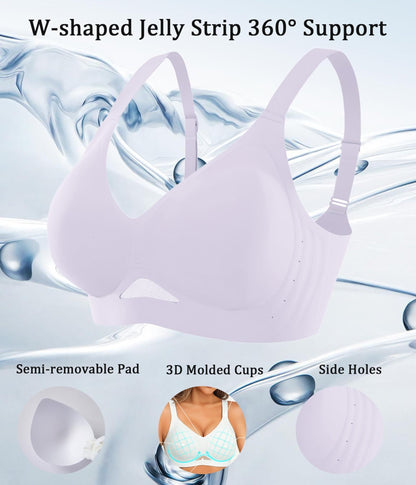 Avidlove Wireless Bras for Women Bras No Underwire Seamless Push Up Bralette Full Coverage Comfort Bra Everyday Bra - 7DAY'S