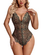 Avidlove Women One Piece Lingerie Deep V Teddy Sexy Lace Bodysuit Snap Crotch Babydoll - 7DAY'S