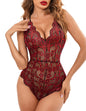 Avidlove Women One Piece Lingerie Deep V Teddy Sexy Lace Bodysuit Snap Crotch Babydoll - 7DAY'S