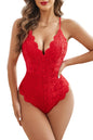 Avidlove Women One Piece Lingerie Deep V Teddy Sexy Lace Bodysuit Snap Crotch Babydoll - 7DAY'S