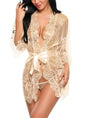 Avidlove Women's Lace Kimono Robe Babydoll Lingerie Mesh Nightgown S - 5XL - 7DAY'S