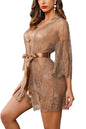 Avidlove Women's Lace Kimono Robe Babydoll Lingerie Mesh Nightgown S - 5XL - 7DAY'S