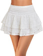 Avidlove Women's Pleated Mini Skirt Lace High Waisted Ruffles Lingerie Short Skirts - 7DAY'S