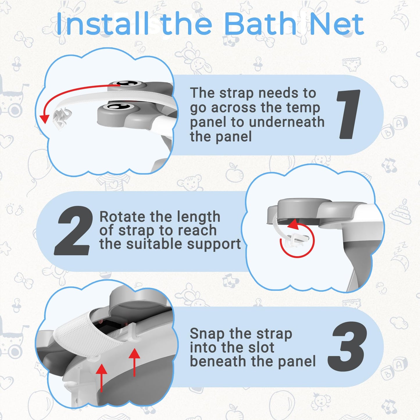 Baby Bathtub, Collapsible Newborn Bathtub for Infant to Toddler 0 - 24 Months with Soft Cushion and Thermometer,Portable Travel Newborn Tub with No - Slip Feet, Baby Shower Gifts,Green - 7DAY'S