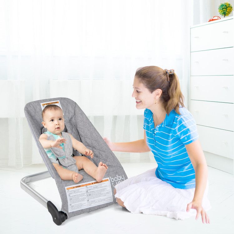 Baby Bouncer Seat with Aluminum and Metal Frame - 7DAY'S