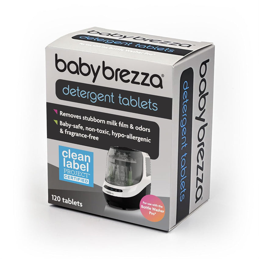 Baby Brezza Universal Detergent Soap Tablets for Baby Brezza Bottle Washer Pro and All Brands of Bottle Washers, 120 Tablets - 7DAY'S
