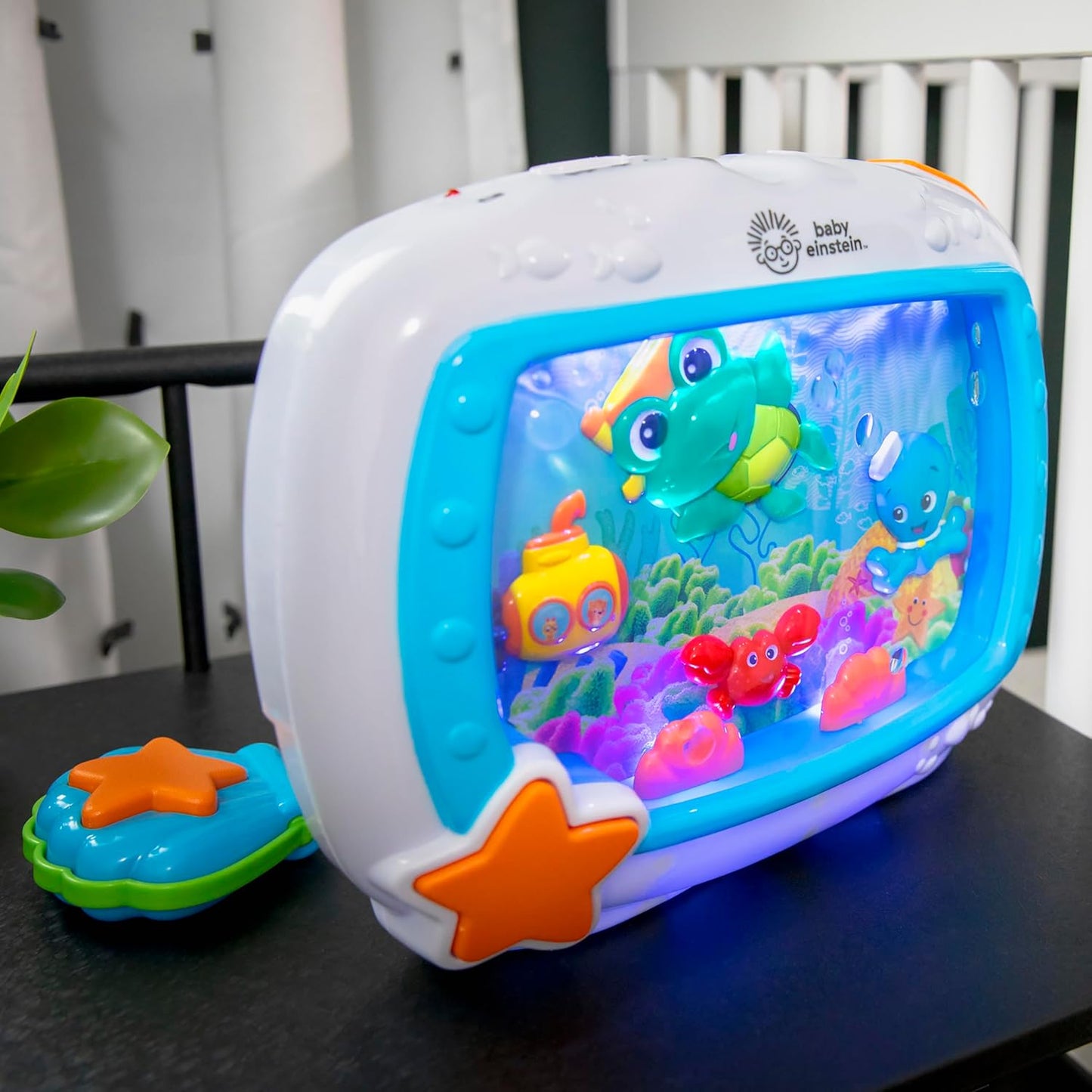 Baby Einstein Sea Dreams Soother Musical Crib Toy and Sound Machine, Newborn and up - 7DAY'S
