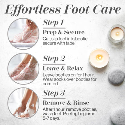 Baby Foot Original Exfoliation Foot Peel - Callus Remover for Rough Cracked, Dry Feet, Dead Skin Removal - Foot Peeling Mask for Baby Soft Feet - Spa Experience at Home & Gift Ideas - Lavender Scented - 7DAY'S