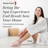Baby Foot Original Exfoliation Foot Peel - Callus Remover for Rough Cracked, Dry Feet, Dead Skin Removal - Foot Peeling Mask for Baby Soft Feet - Spa Experience at Home & Gift Ideas - Lavender Scented - 7DAY'S