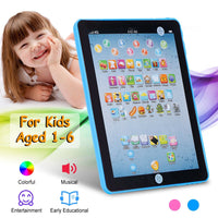 Baby Learning Tablet Educational Mini Pads Toys Touch Learn Toddler Tablet For ABC Numbers Words Gift - 7DAY'S