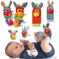 Baby Toys; For Infant Todder Cute Stuffed Animals Baby Rattle Socks Wrist Baby Rattles Newborn Toys ; Make Sounds Games For Babies - 7DAY'S