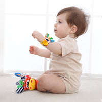 Baby Toys; For Infant Todder Cute Stuffed Animals Baby Rattle Socks Wrist Baby Rattles Newborn Toys ; Make Sounds Games For Babies - 7DAY'S