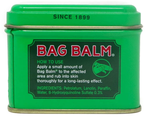 Bag Balm Vermont's Original Skin Moisturizer - Full Body Hydrating Skin Care: Dry Hands, Lips, Face, Feet & More - Unscented, Cruelty & Paraben Free - Day & Night, Men & Women (4oz Tin, Made in USA) - 7DAY'S