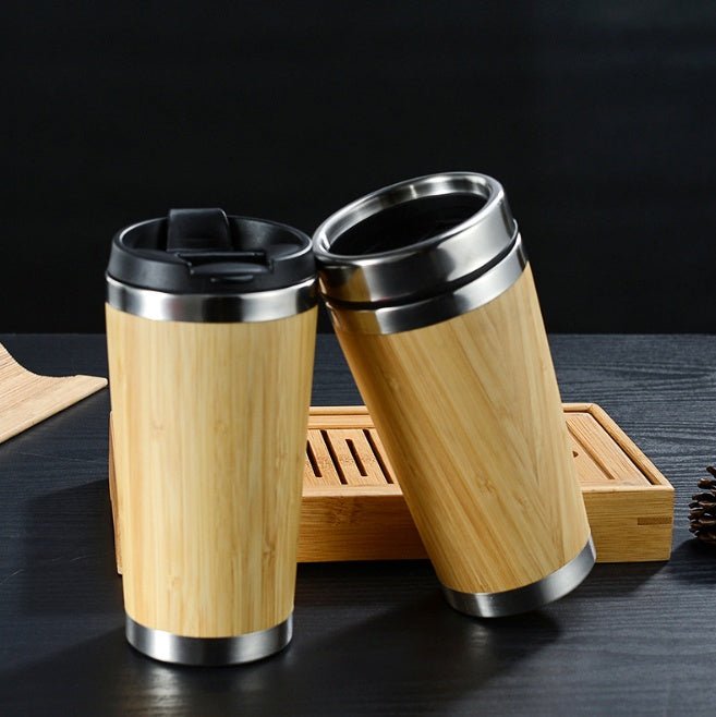 Bamboo Coffee Cup 420ml/14oz which is larger than the average mug size - 7DAY'S