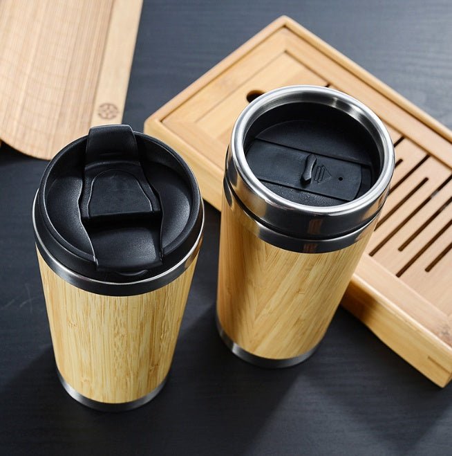 Bamboo Coffee Cup 420ml/14oz which is larger than the average mug size - 7DAY'S