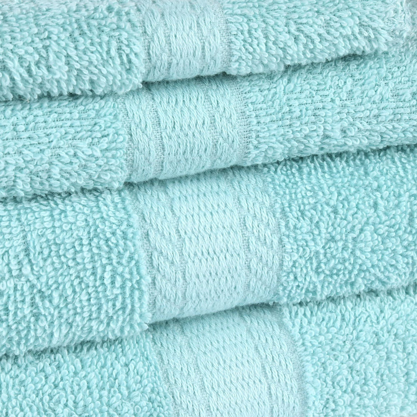 Basic Solid 18 - Piece Bath Towel Set Collection - 7DAY'S