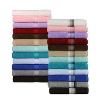 Basic Solid 18 - Piece Bath Towel Set Collection - 7DAY'S