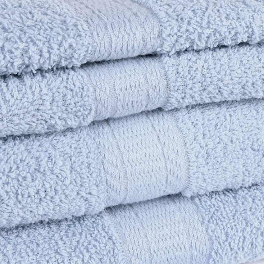 Basic Solid 18 - Piece Bath Towel Set Collection - 7DAY'S