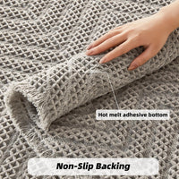 Bathroom Floor Mat,Boho Bath Rug,Super Absorbent Bath Mat,Bathroom Rugs Non Slip Washable, Quick Dry Shower Mats, Ultra Soft Bath Mat Towel,Brown,18"*30" - 7DAY'S