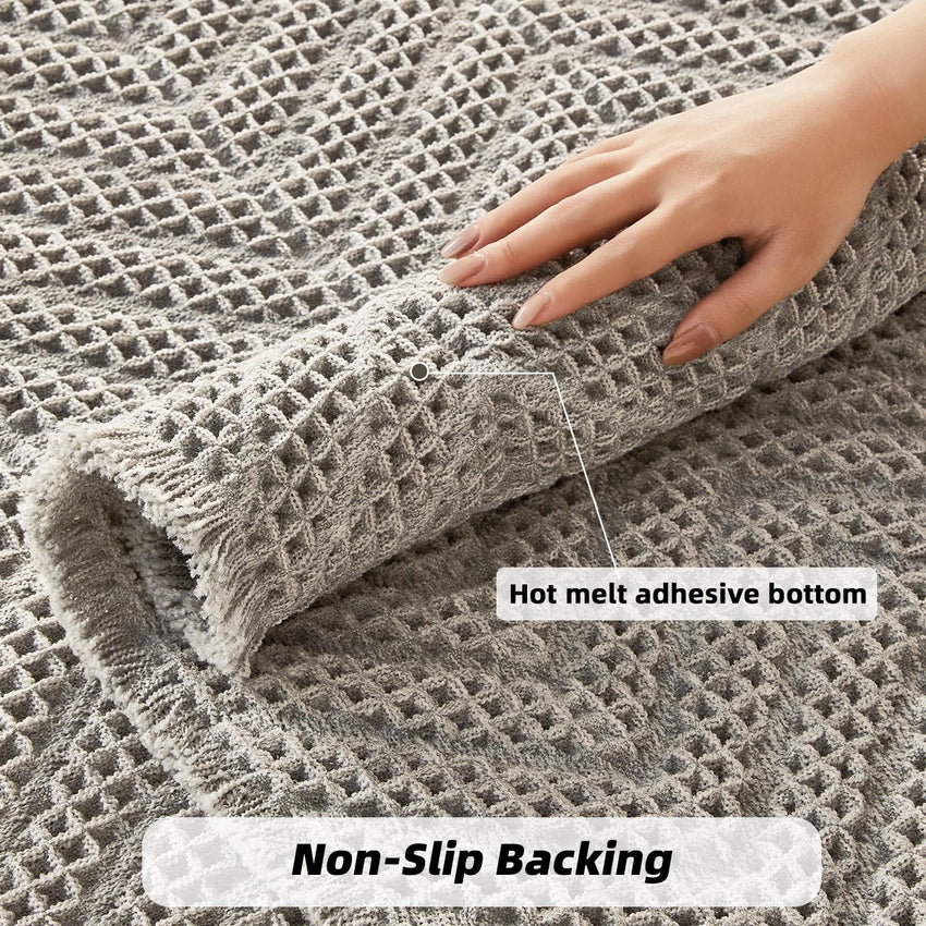 Bathroom Floor Mat,Boho Bath Rug,Super Absorbent Bath Mat,Bathroom Rugs Non Slip Washable, Quick Dry Shower Mats, Ultra Soft Bath Mat Towel,Brown,18"*30" - 7DAY'S