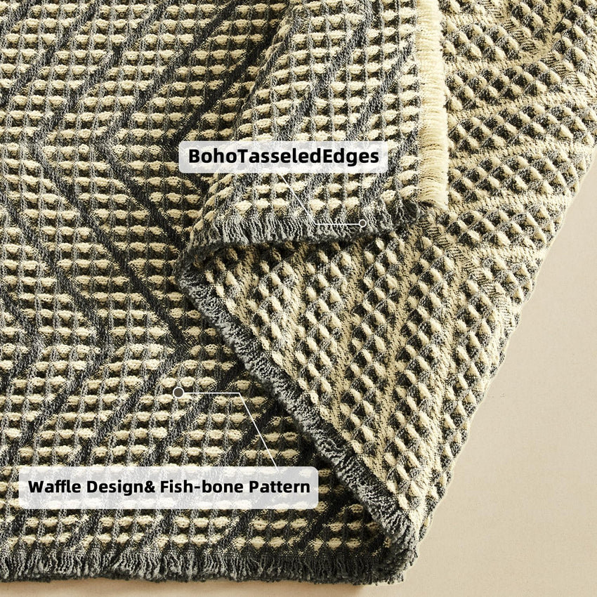 Bathroom Floor Mat,Boho Bath Rug,Super Absorbent Bath Mat,Bathroom Rugs Non Slip Washable, Quick Dry Shower Mats, Ultra Soft Bath Mat Towel,Brown,18"*30" - 7DAY'S