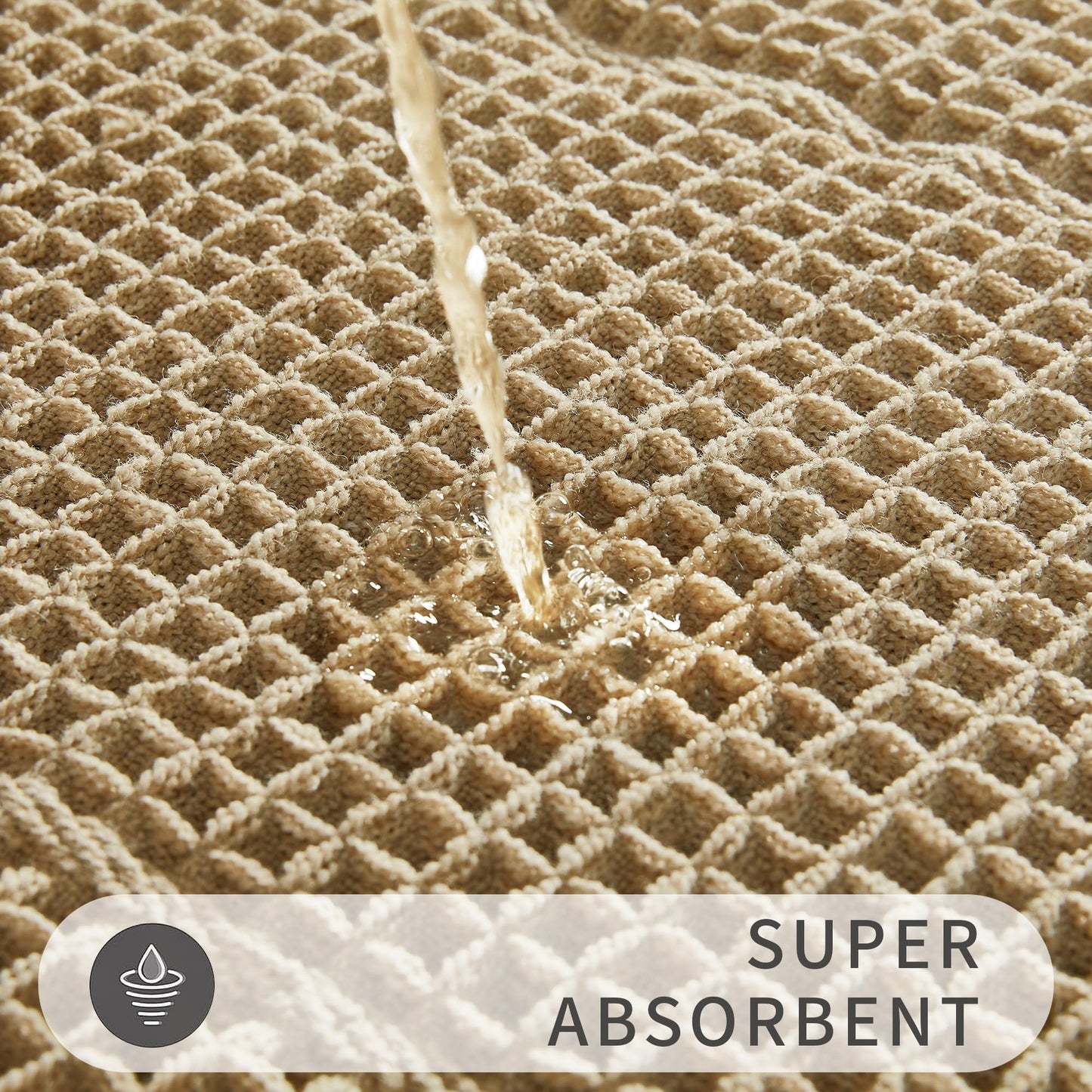 Bathroom Floor Mat,Boho Bath Rug,Super Absorbent Bath Mat,Bathroom Rugs Non Slip Washable, Quick Dry Shower Mats, Ultra Soft Bath Mat Towel,Brown,18"*30" - 7DAY'S