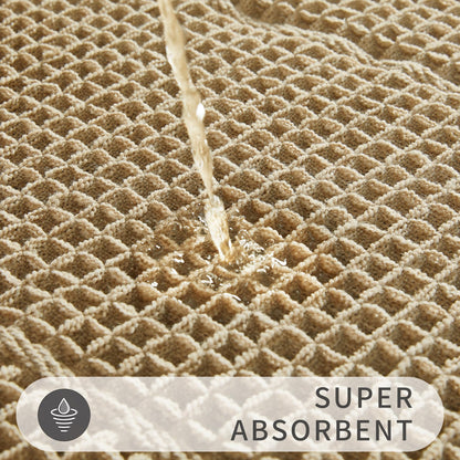 Bathroom Floor Mat,Boho Bath Rug,Super Absorbent Bath Mat,Bathroom Rugs Non Slip Washable, Quick Dry Shower Mats, Ultra Soft Bath Mat Towel,Brown,18"*30" - 7DAY'S