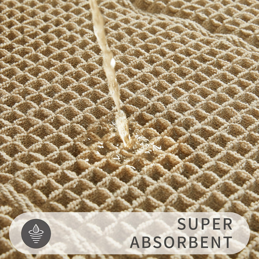 Bathroom Floor Mat,Boho Bath Rug,Super Absorbent Bath Mat,Bathroom Rugs Non Slip Washable, Quick Dry Shower Mats, Ultra Soft Bath Mat Towel,Brown,18"*30" - 7DAY'S