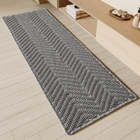 Bathroom Floor Mat,Boho Bath Rug,Super Absorbent Bath Mat,Bathroom Rugs Non Slip Washable, Quick Dry Shower Mats, Ultra Soft Bath Mat Towel,Brown,18"*30" - 7DAY'S