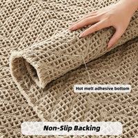 Bathroom Floor Mat,Boho Bath Rug,Super Absorbent Bath Mat,Bathroom Rugs Non Slip Washable, Quick Dry Shower Mats, Ultra Soft Bath Mat Towel,Brown,18"*30" - 7DAY'S