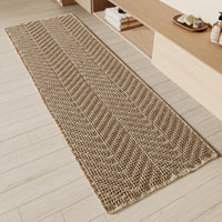 Bathroom Floor Mat,Boho Bath Rug,Super Absorbent Bath Mat,Bathroom Rugs Non Slip Washable, Quick Dry Shower Mats, Ultra Soft Bath Mat Towel,Brown,18"*30" - 7DAY'S
