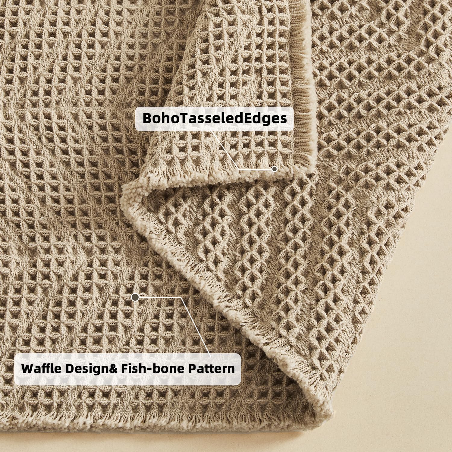 Bathroom Floor Mat,Boho Bath Rug,Super Absorbent Bath Mat,Bathroom Rugs Non Slip Washable, Quick Dry Shower Mats, Ultra Soft Bath Mat Towel,Brown,18"*30" - 7DAY'S