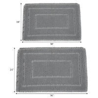 Bathroom Floor Mat,Boho Bath Rug,Super Absorbent Bath Mat,Bathroom Rugs Non Slip Washable, Quick Dry Shower Mats, Ultra Soft Bath Mat Towel,Brown,18"*30" - 7DAY'S