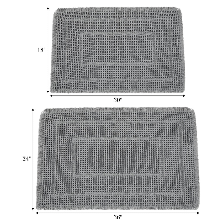 Bathroom Floor Mat,Boho Bath Rug,Super Absorbent Bath Mat,Bathroom Rugs Non Slip Washable, Quick Dry Shower Mats, Ultra Soft Bath Mat Towel,Brown,18"*30" - 7DAY'S