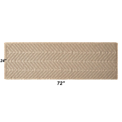 Bathroom Floor Mat,Boho Bath Rug,Super Absorbent Bath Mat,Bathroom Rugs Non Slip Washable, Quick Dry Shower Mats, Ultra Soft Bath Mat Towel,Brown,18"*30" - 7DAY'S