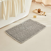 Bathroom Floor Mat,Boho Bath Rug,Super Absorbent Bath Mat,Bathroom Rugs Non Slip Washable, Quick Dry Shower Mats, Ultra Soft Bath Mat Towel,Brown,18"*30" - 7DAY'S