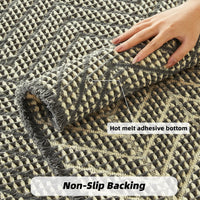 Bathroom Floor Mat,Boho Bath Rug,Super Absorbent Bath Mat,Bathroom Rugs Non Slip Washable, Quick Dry Shower Mats, Ultra Soft Bath Mat Towel,Brown,18"*30" - 7DAY'S
