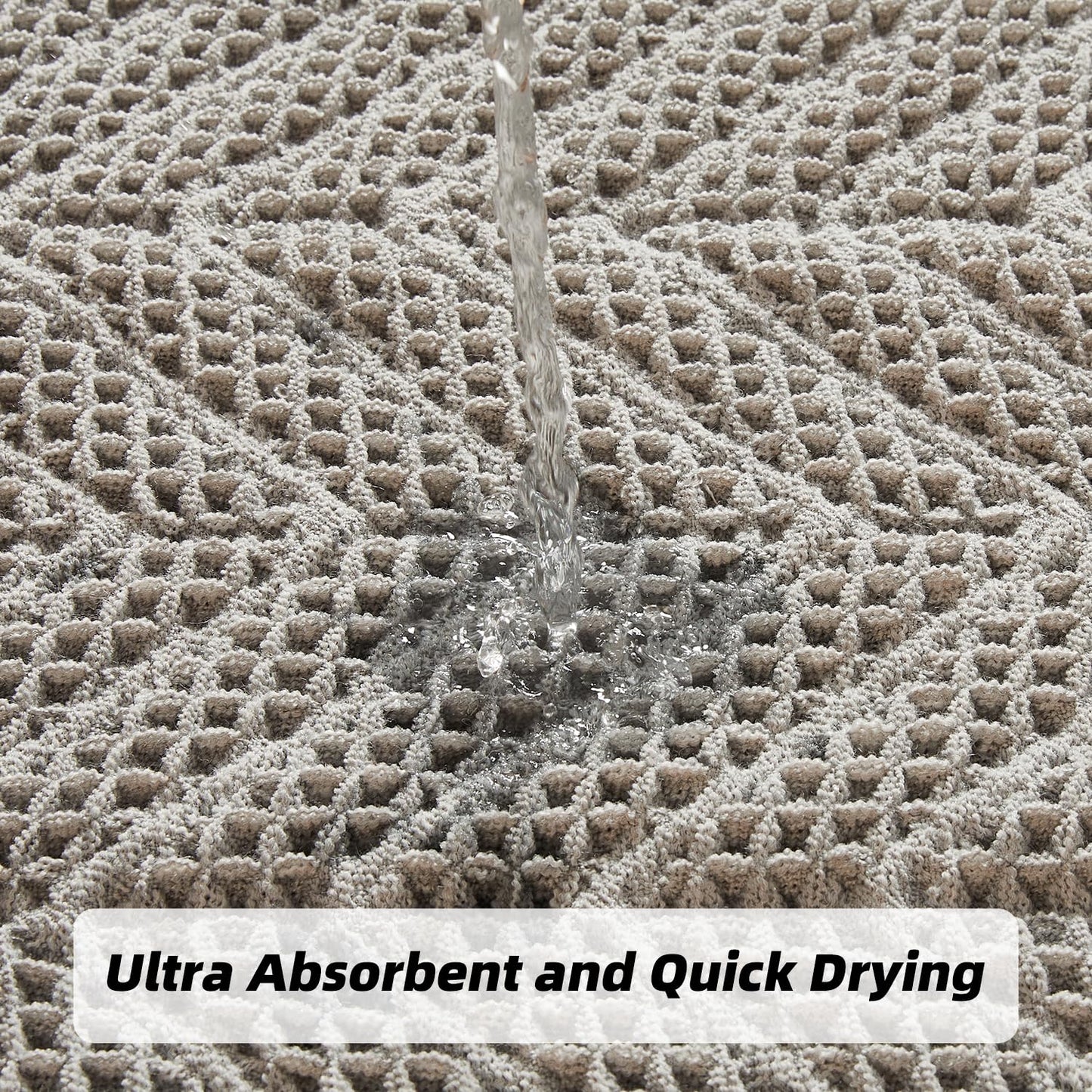 Bathroom Floor Mat,Boho Bath Rug,Super Absorbent Bath Mat,Bathroom Rugs Non Slip Washable, Quick Dry Shower Mats, Ultra Soft Bath Mat Towel,Brown,18"*30" - 7DAY'S