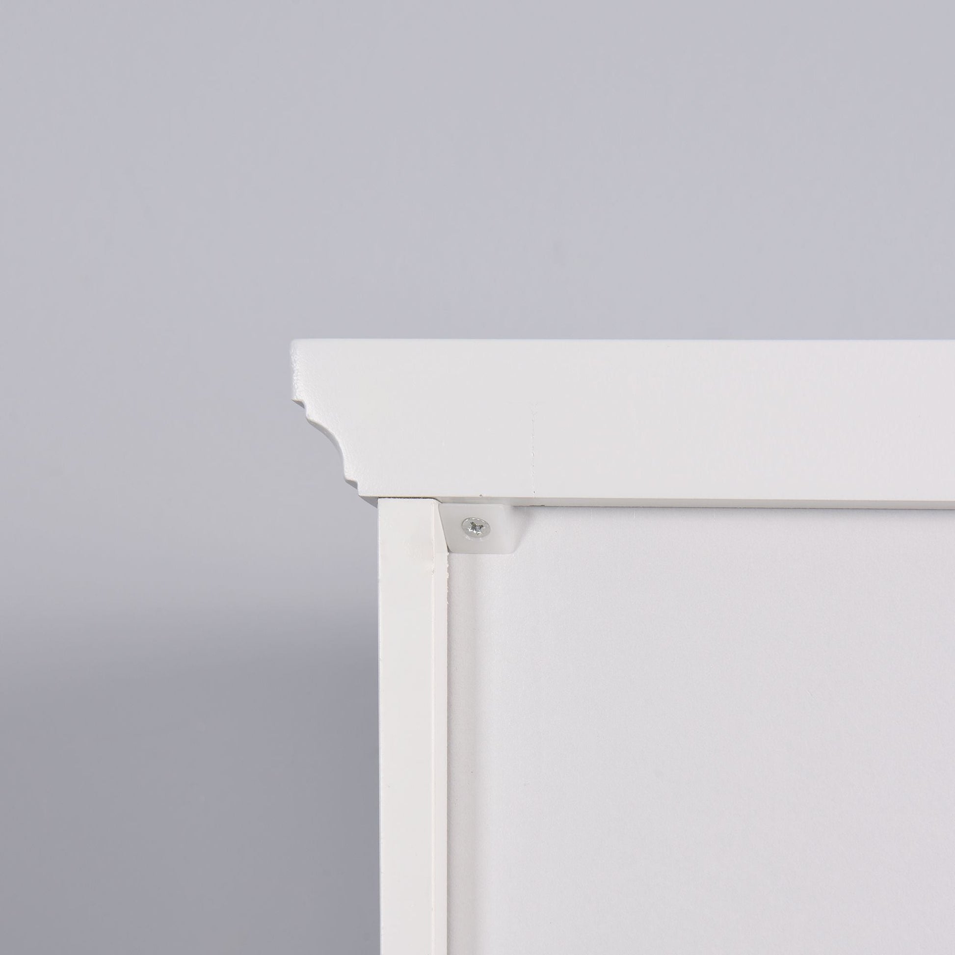 Bathroom Floor Storage Cabinet with 2 Doors Living Room Wooden Cabinet with 6 Shelves 15.75 x 11.81 x 66.93 inch - 7DAY'S