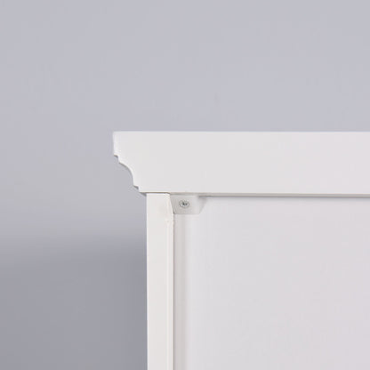 Bathroom Floor Storage Cabinet with 2 Doors Living Room Wooden Cabinet with 6 Shelves 15.75 x 11.81 x 66.93 inch - 7DAY'S