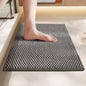 Bathroom Rug - Soft and Absorbent Chenille with Rubber Backing, Quick - Dry Mat Washable Runner Rug for Shower Floor, Bathmat Accessories and Decor Khaki 16"*24" - 7DAY'S