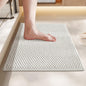 Bathroom Rug - Soft and Absorbent Chenille with Rubber Backing, Quick - Dry Mat Washable Runner Rug for Shower Floor, Bathmat Accessories and Decor Khaki 16"*24" - 7DAY'S