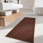 Bathroom Rug - Soft and Absorbent Chenille with Rubber Backing, Quick - Dry Mat Washable Runner Rug for Shower Floor, Bathmat Accessories and Decor Khaki 16"*24" - 7DAY'S