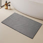 Bathroom Rug - Soft and Absorbent Chenille with Rubber Backing, Quick - Dry Mat Washable Runner Rug for Shower Floor, Bathmat Accessories and Decor Khaki 16"*24" - 7DAY'S