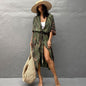 Beach Cover Ups for Swimwear Women Black Tie Dye Kimono Swimsuit Cape Summer Dress 2022 Beachwear Outfits Sales - 7DAY'S